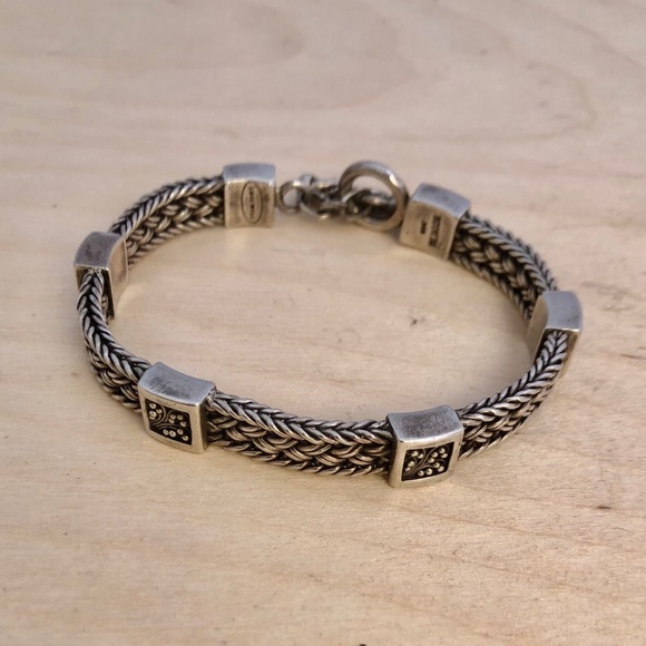 LOIS HILL Vintage Granulated Sterling Bracelet